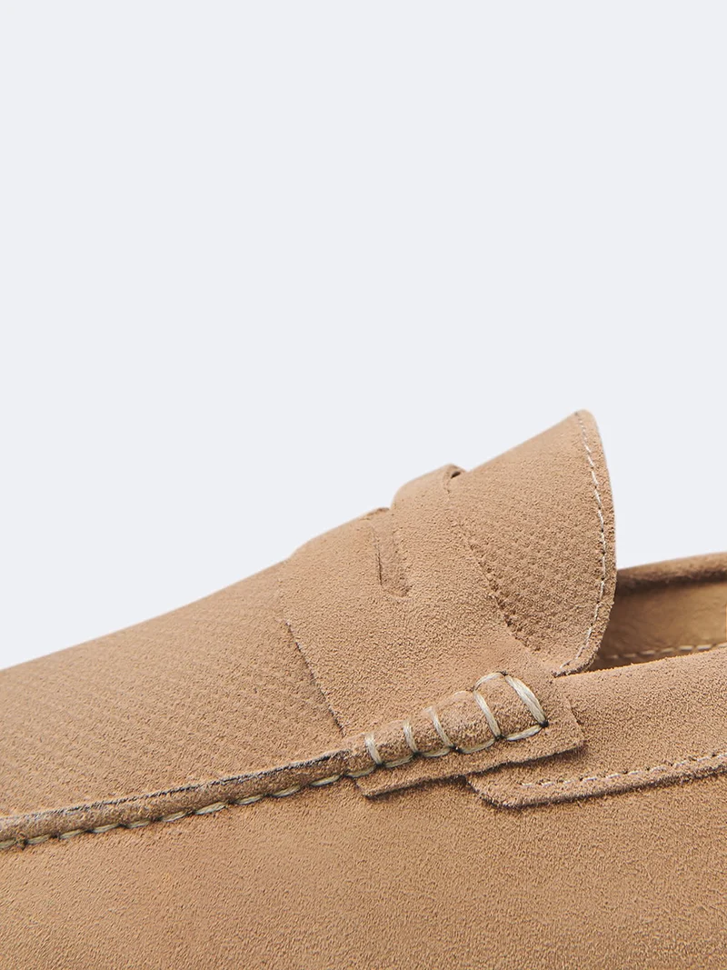 Mocassins en cuir