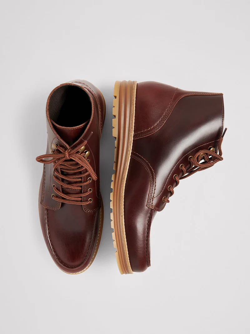 Bottines en cuir