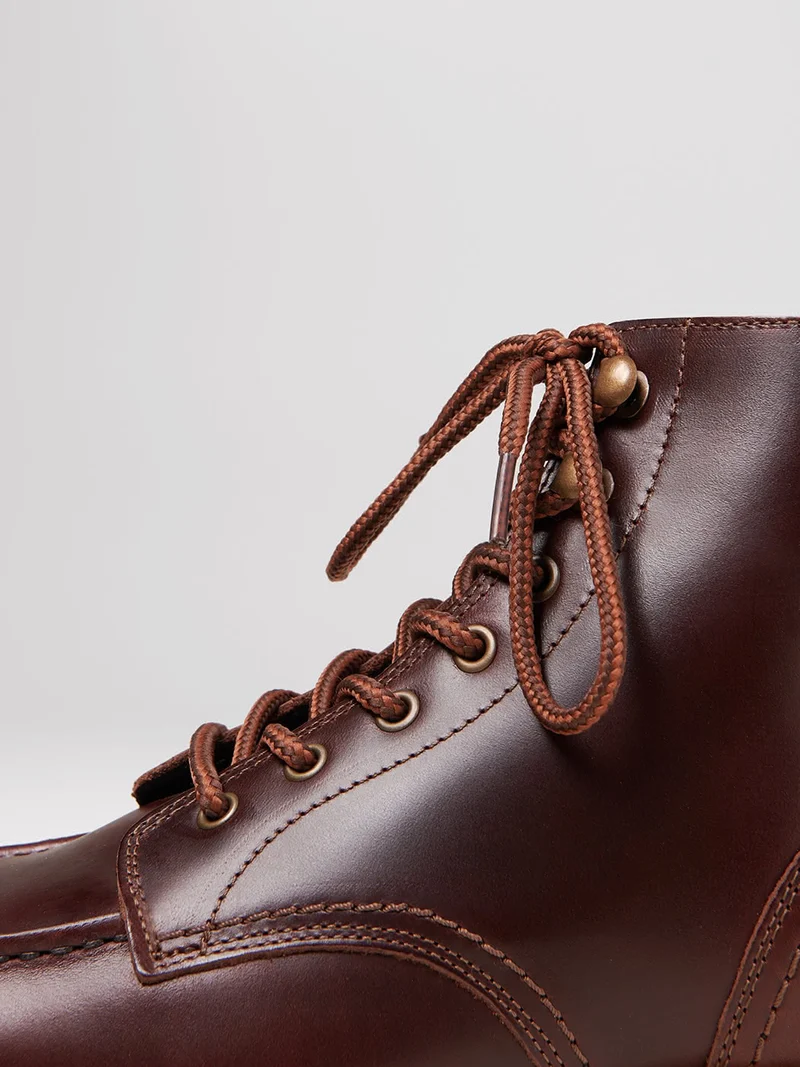 Bottines en cuir