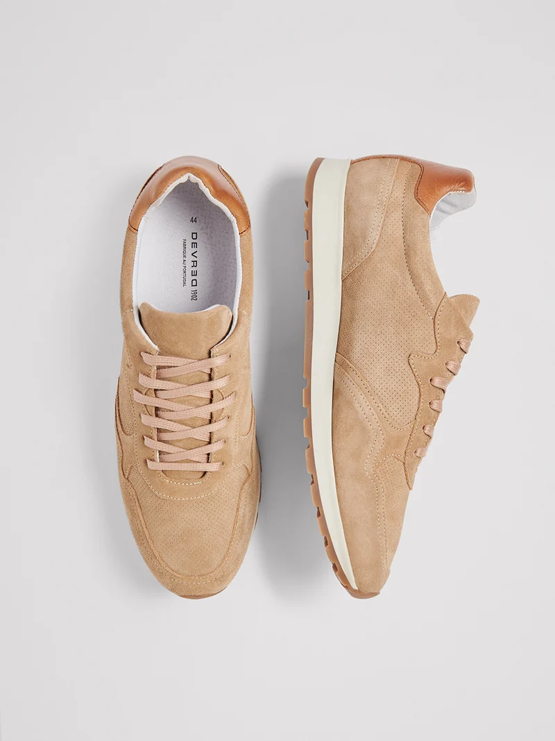 Baskets en cuir