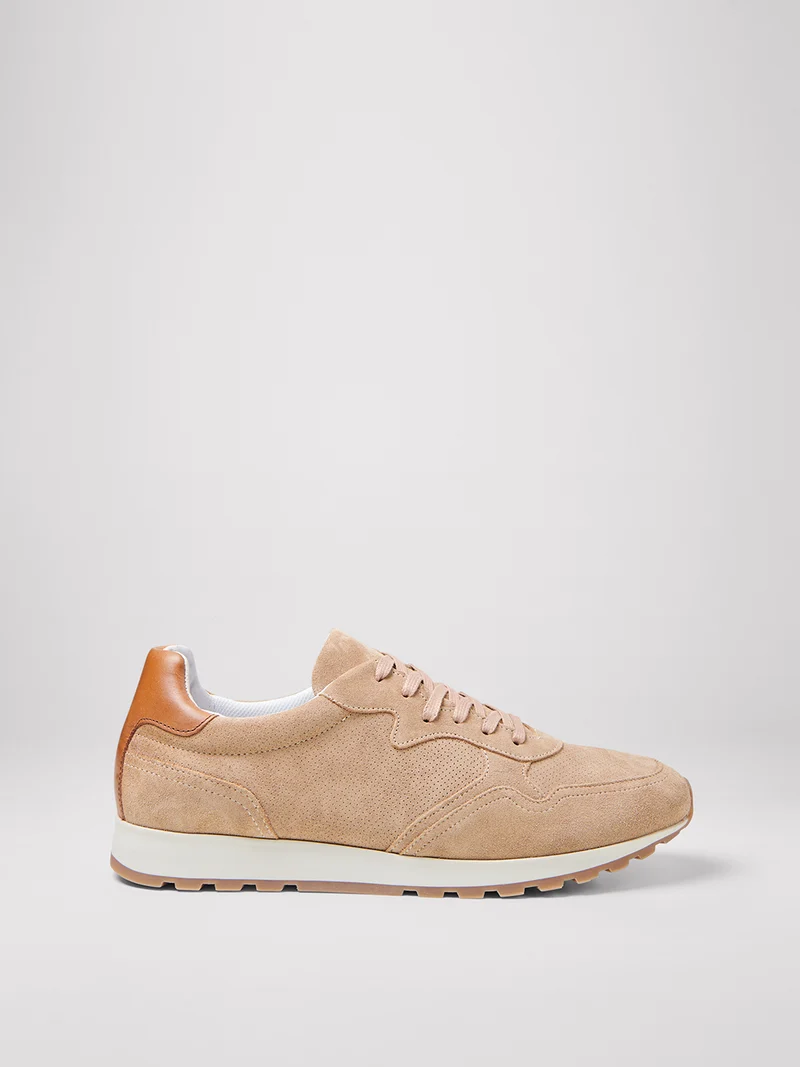 Baskets en cuir