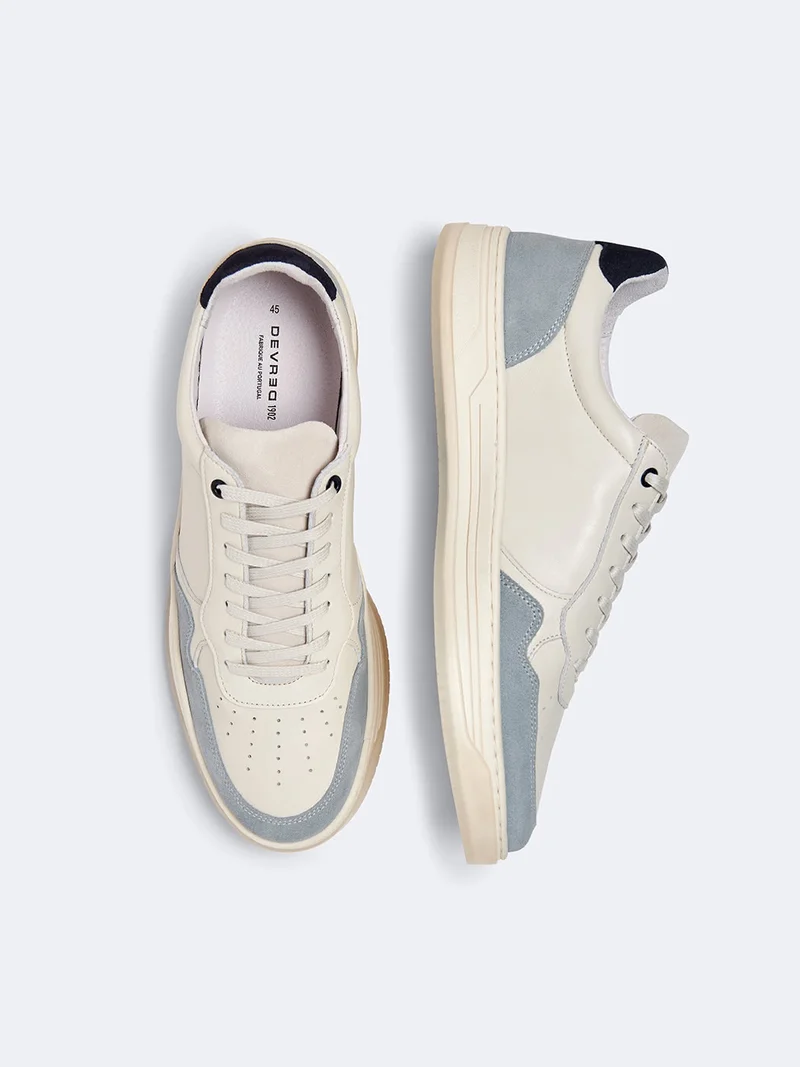 Baskets en cuir