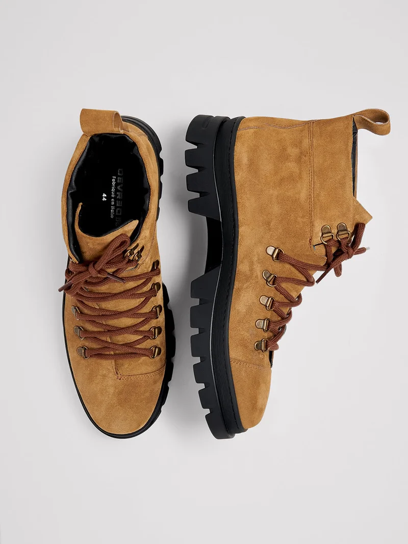 Bottines en cuir
