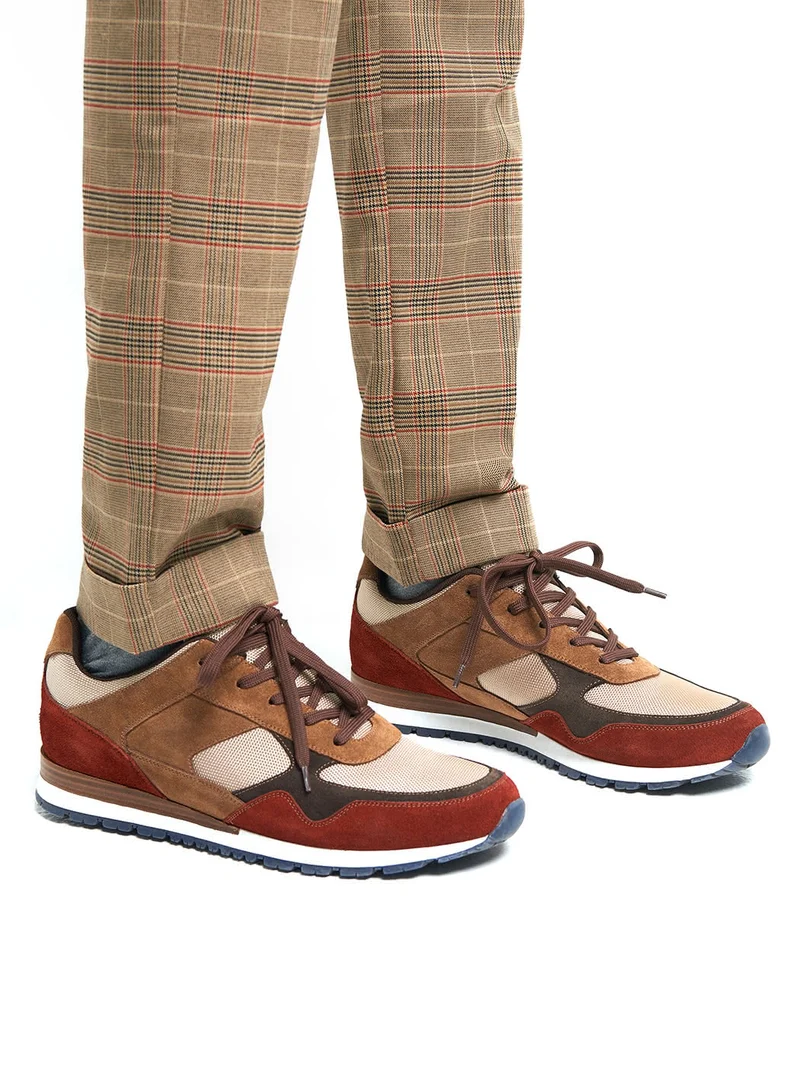 Baskets en cuir
