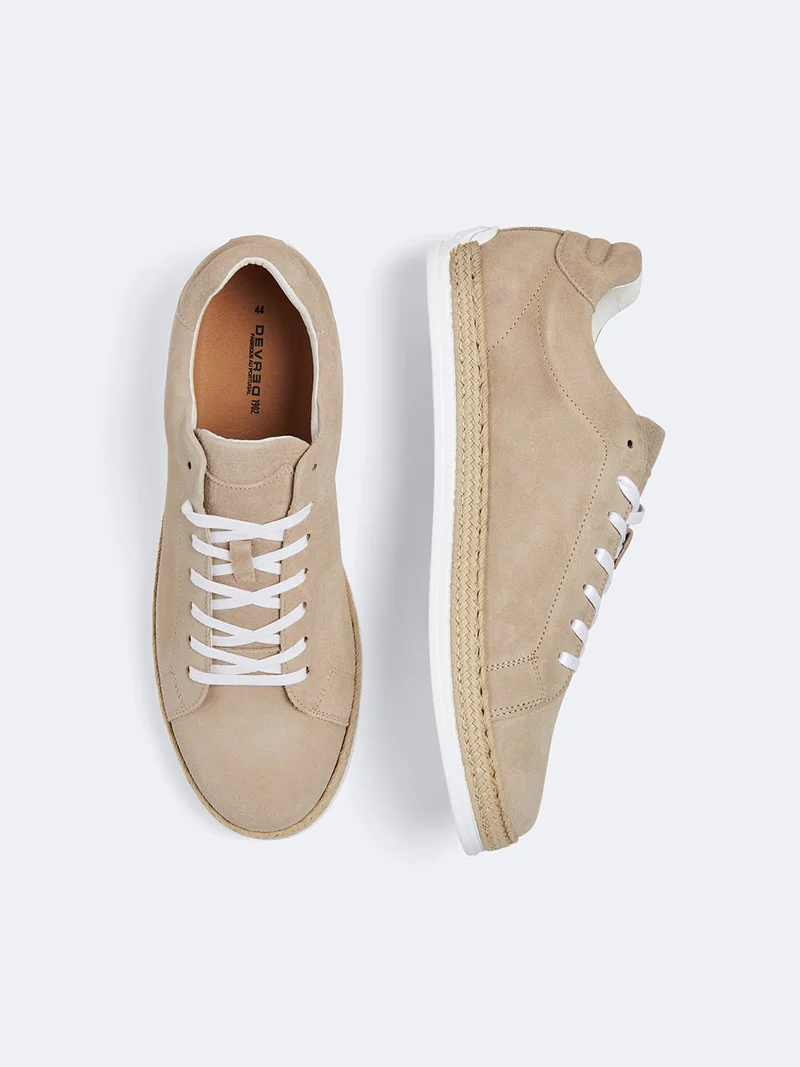 Baskets en cuir