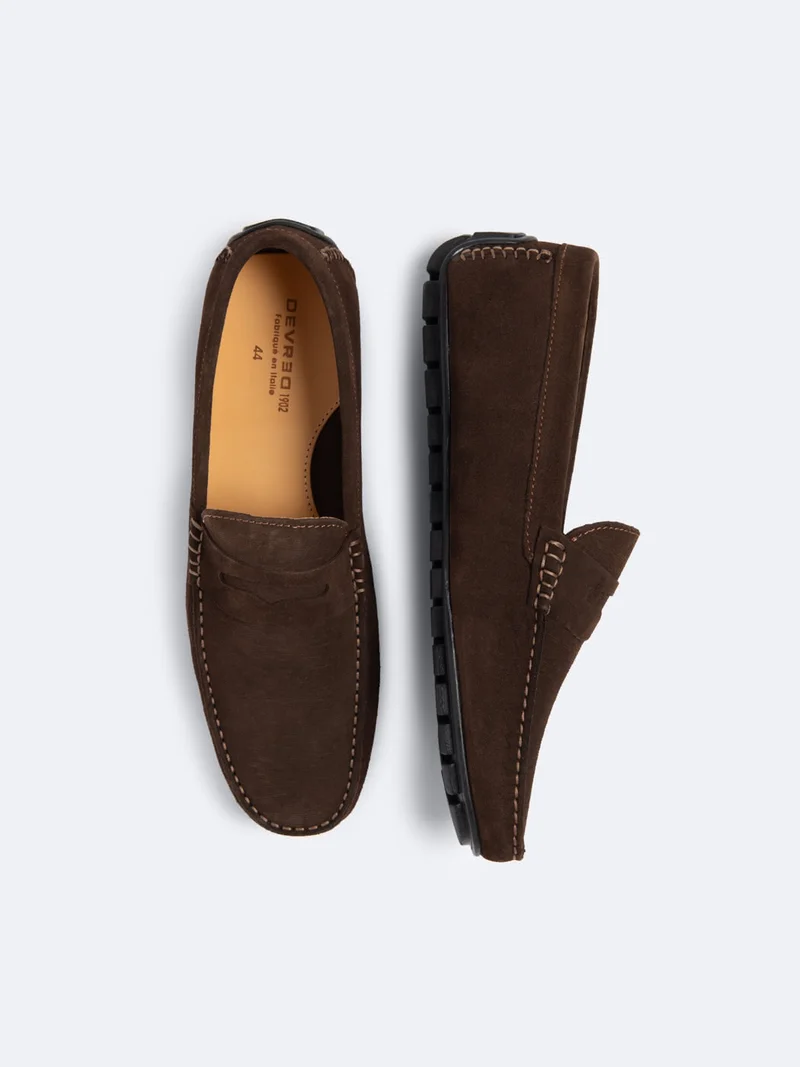 Mocassins en cuir
