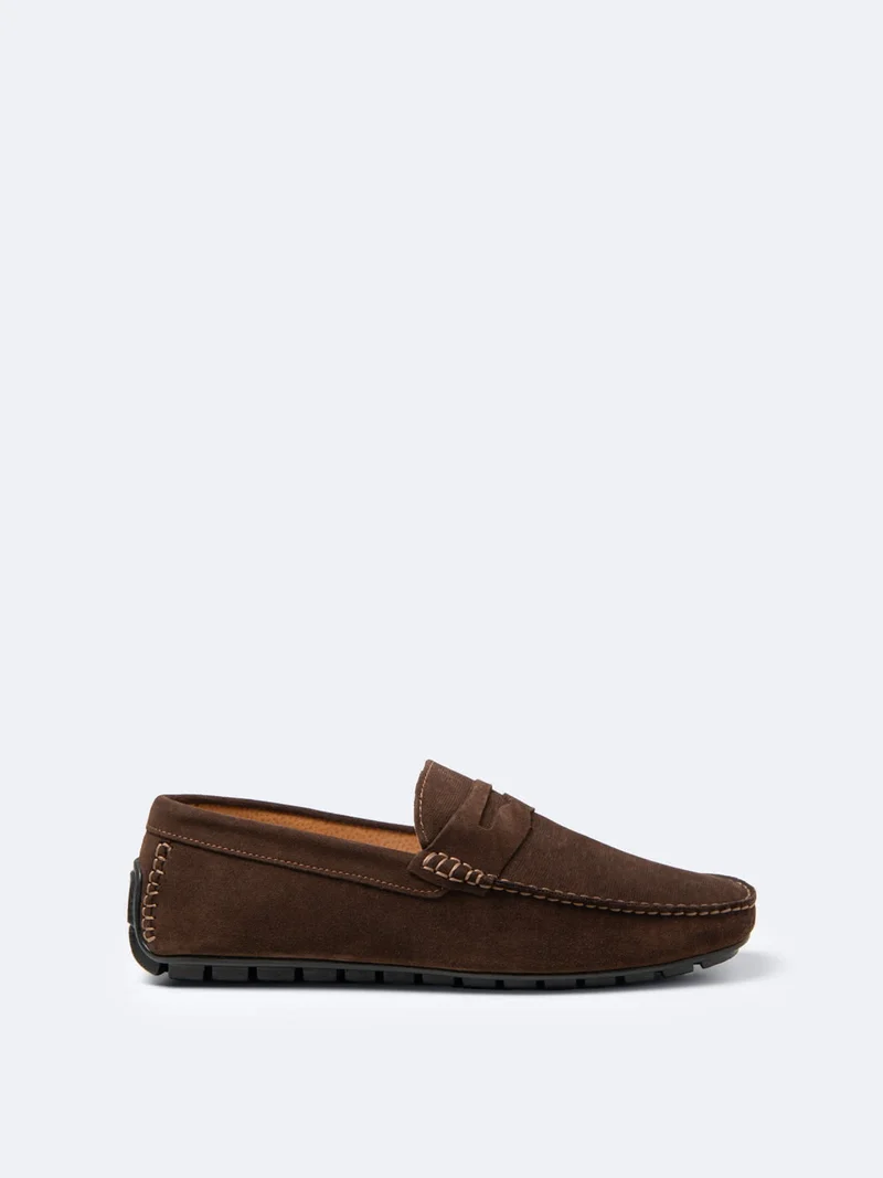 Mocassins en cuir