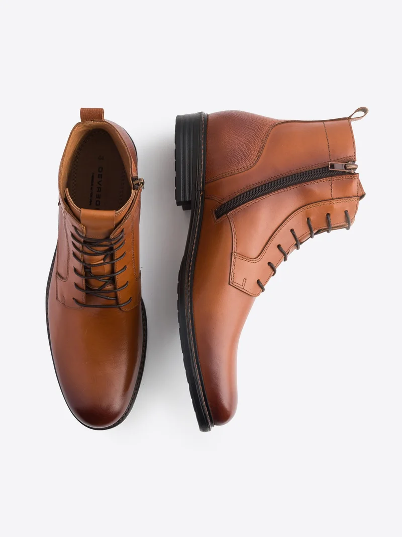 Bottines en cuir