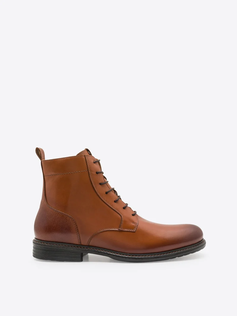 Bottines en cuir