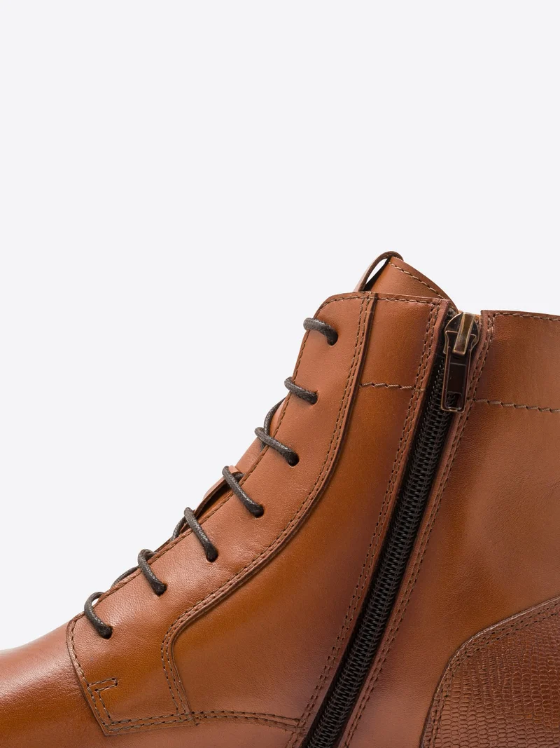 Bottines en cuir