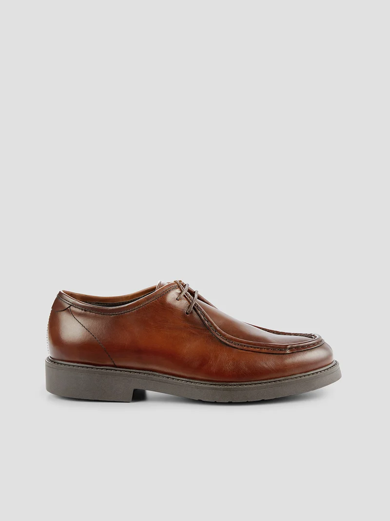 Derbies bateau en cuir