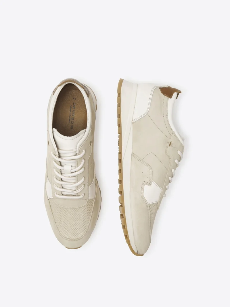 Baskets en cuir