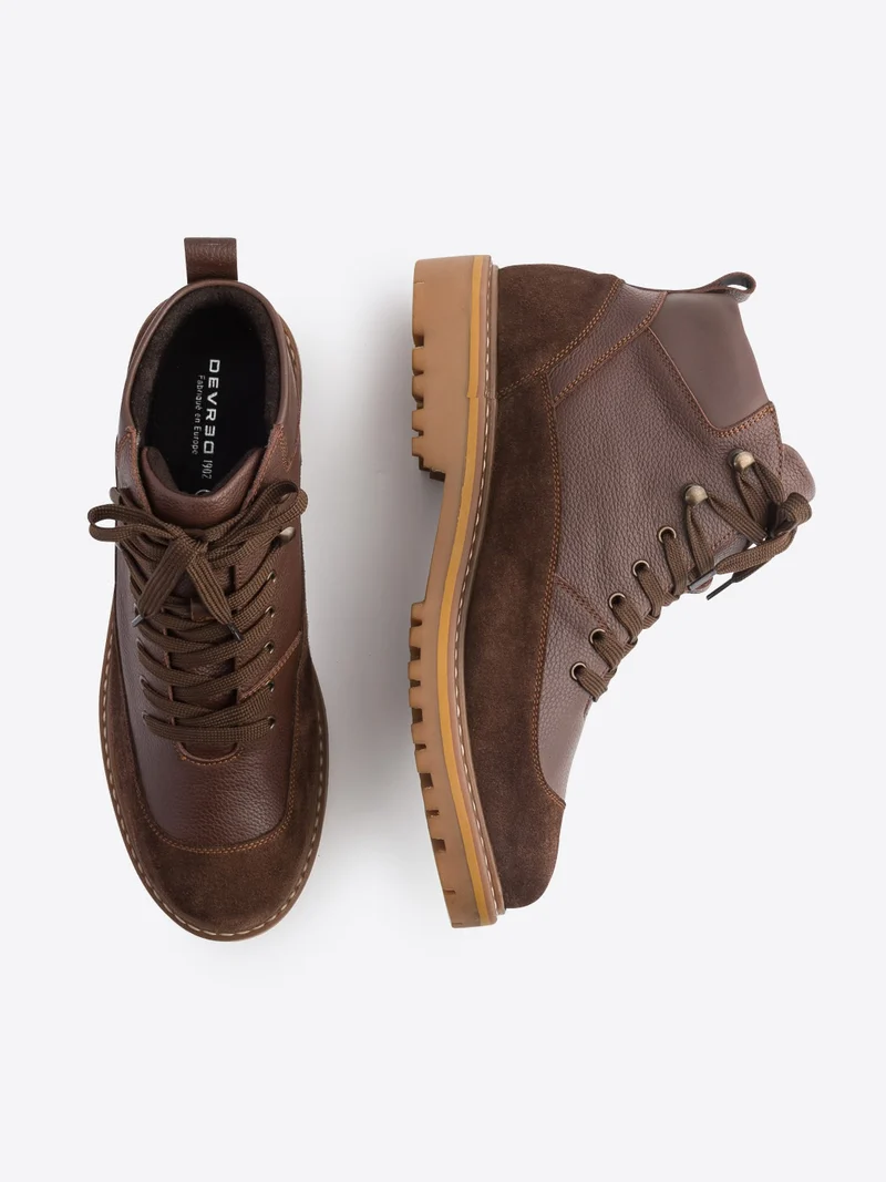 Bottines en cuir