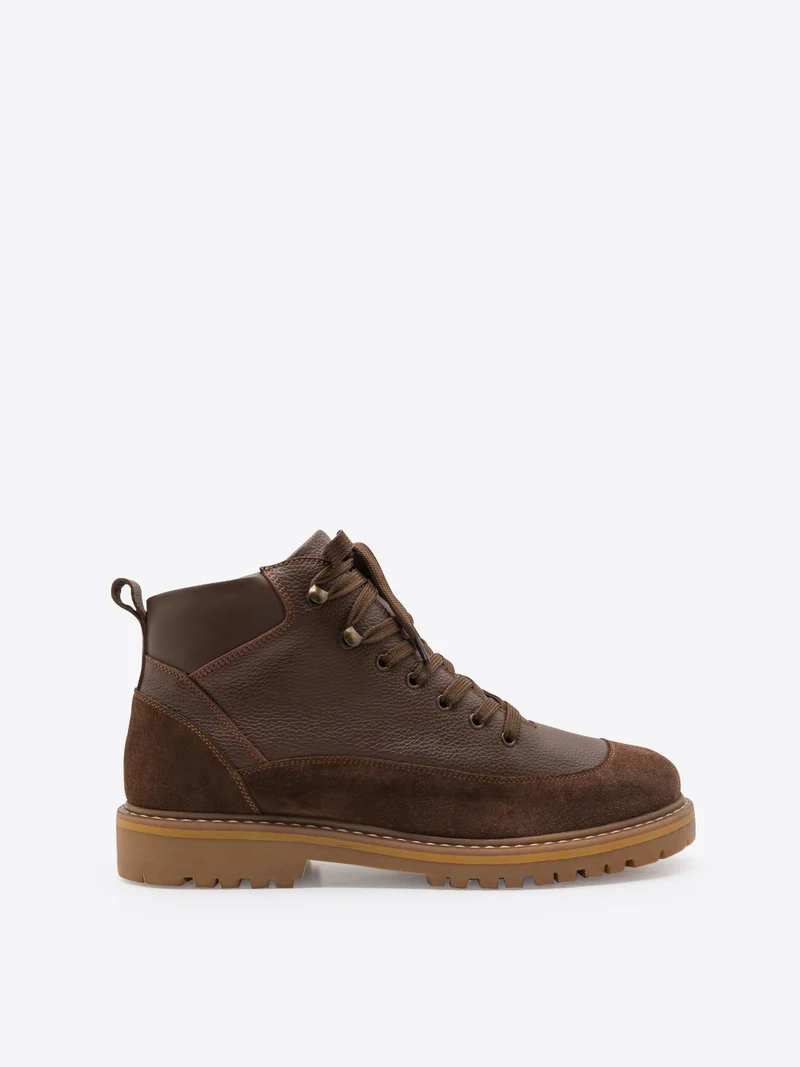 Bottines en cuir