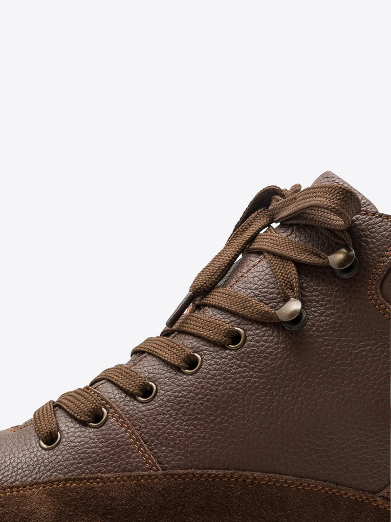 Bottines en cuir
