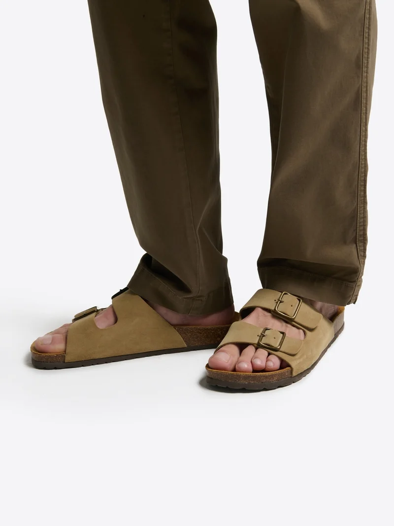 Sandales en cuir