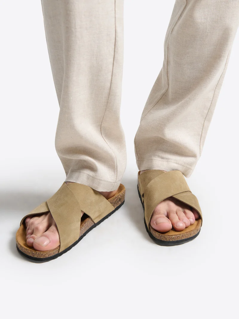 Sandales en cuir