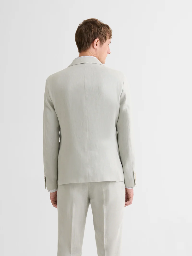 Veste de costume slim en lin