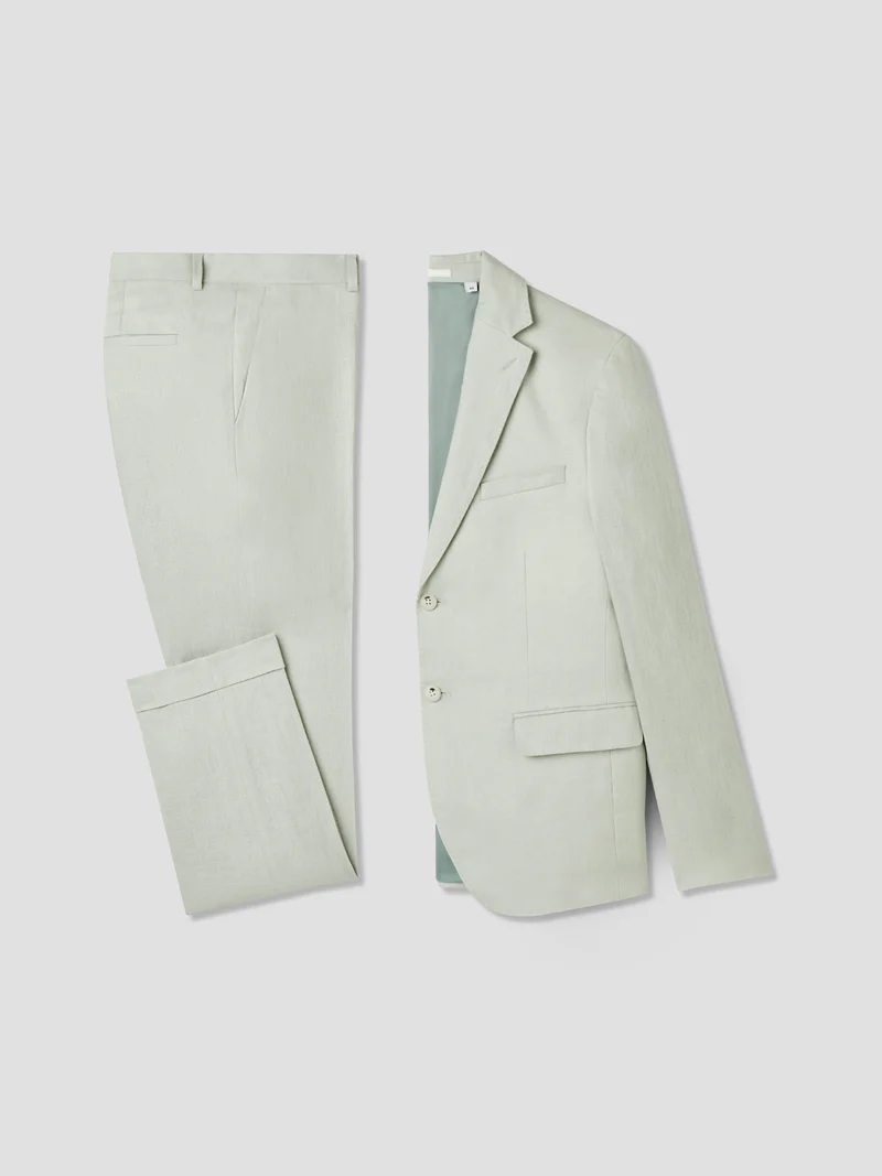 Veste de costume slim en lin