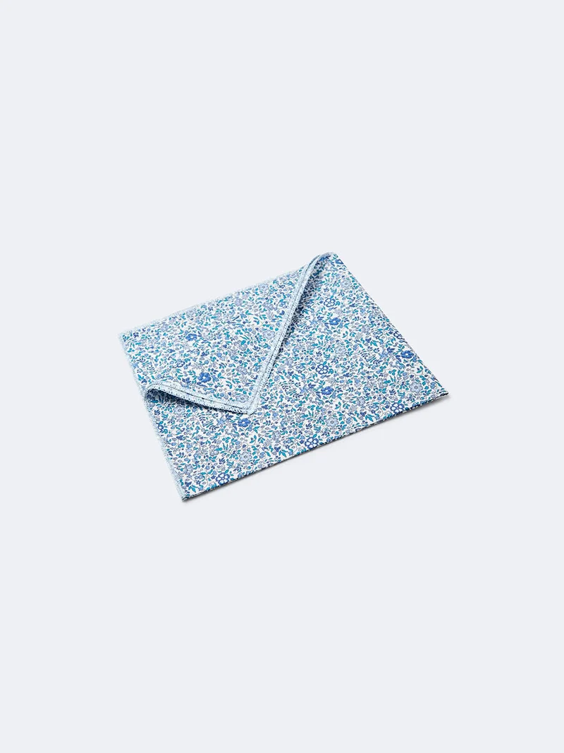 Pochette fleurie en coton - Le Colonel
