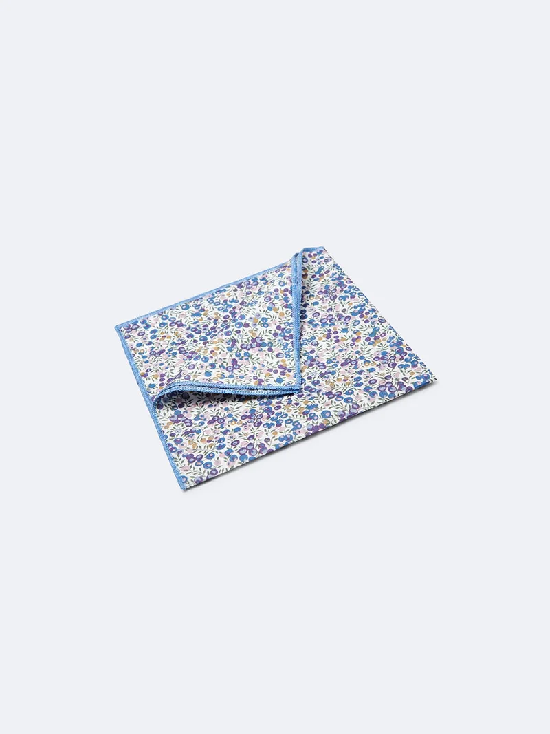 Pochette 100% coton fleurie