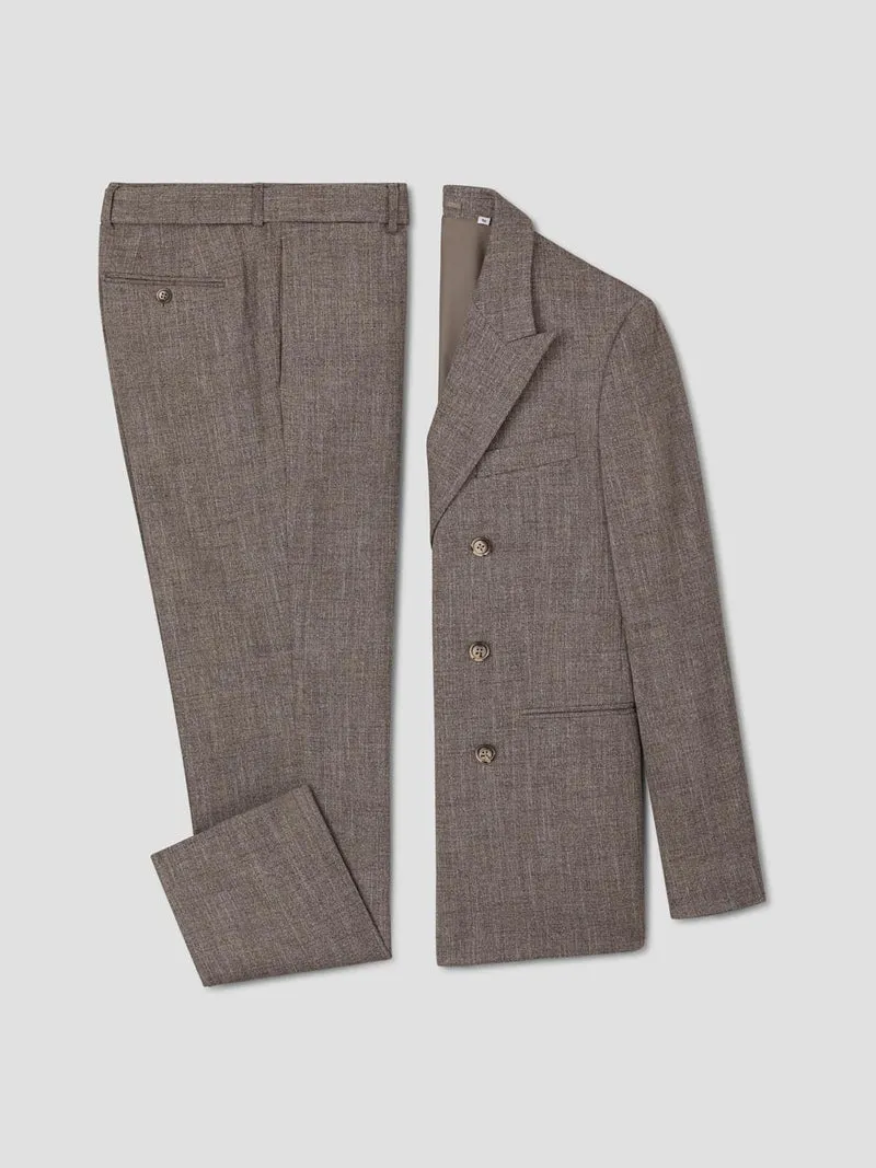 Veste de costume croisée slim