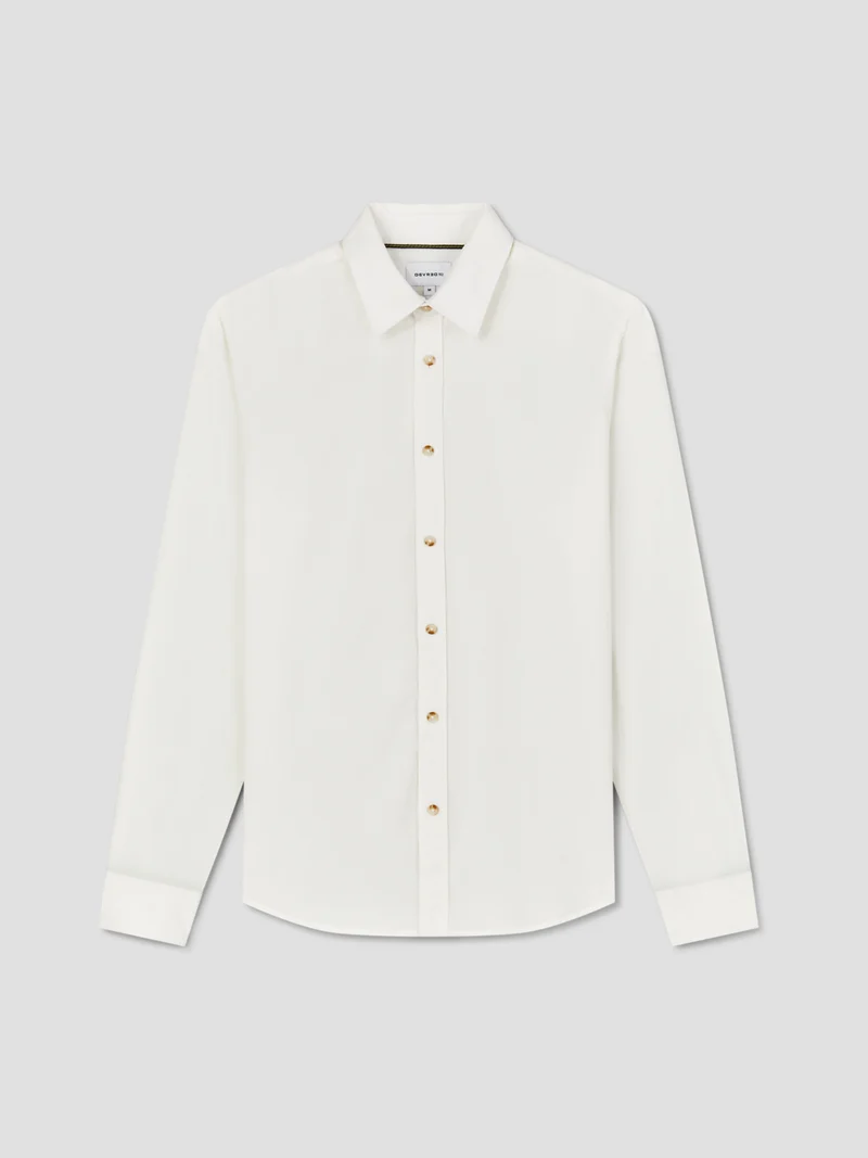 Chemise slim en velours