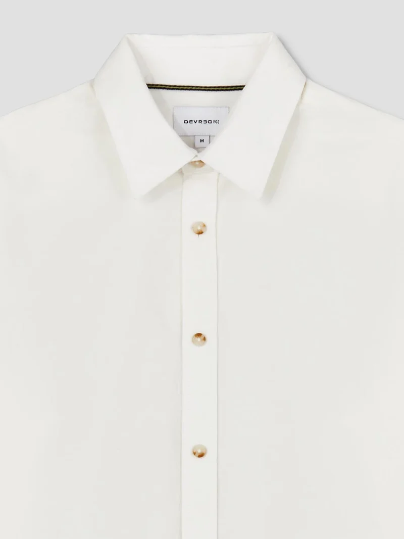 Chemise slim en velours