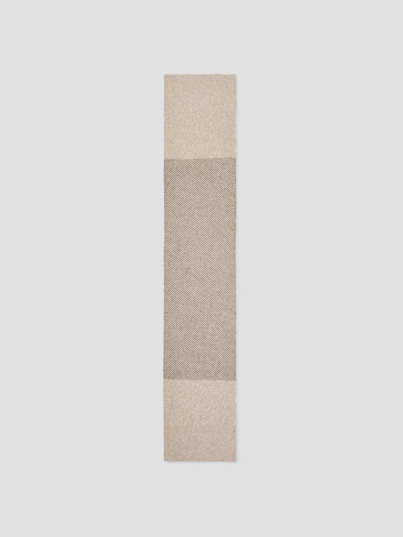 Echarpe plaid bicolore