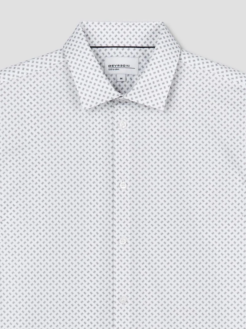 Chemise extraslim à motifs
