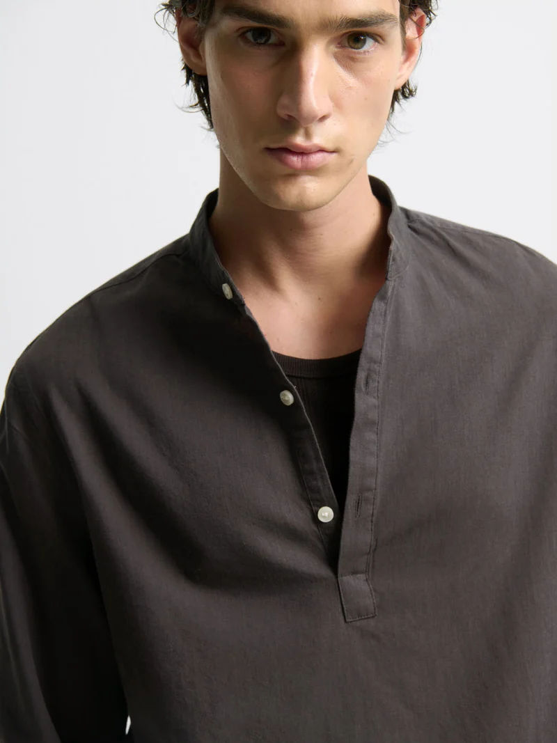 Chemise slim en coton - L'atelier