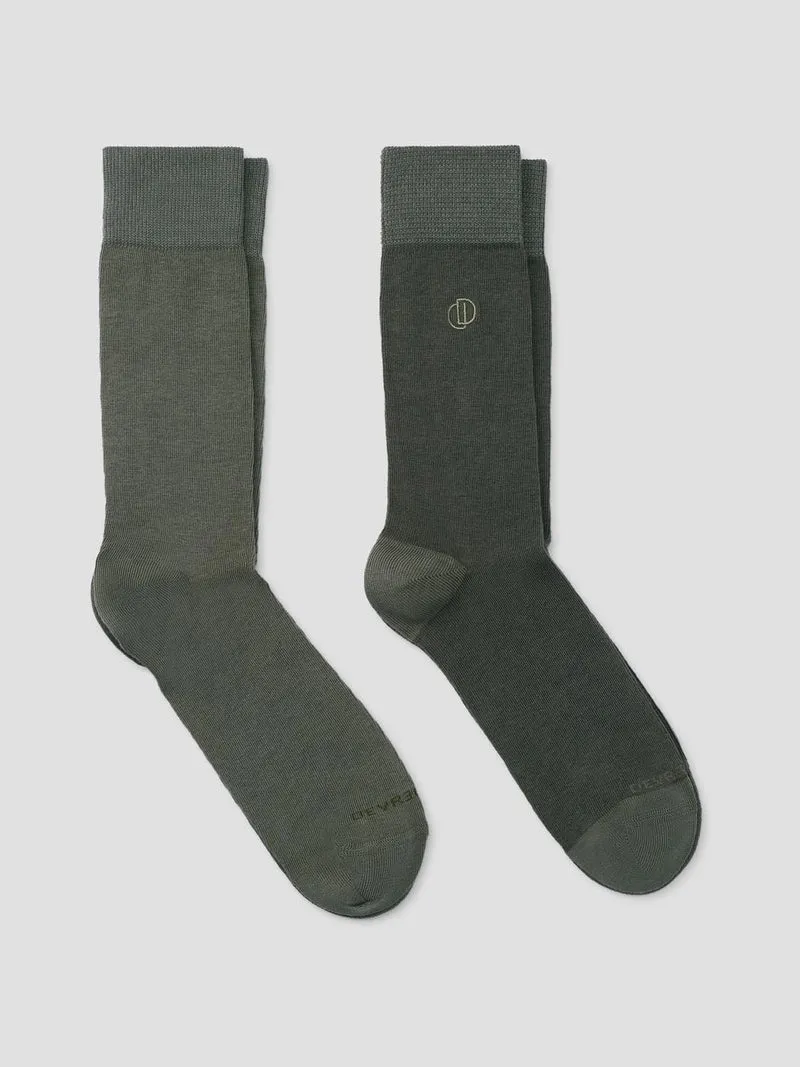 Lot de 2 paires de chaussettes en coton