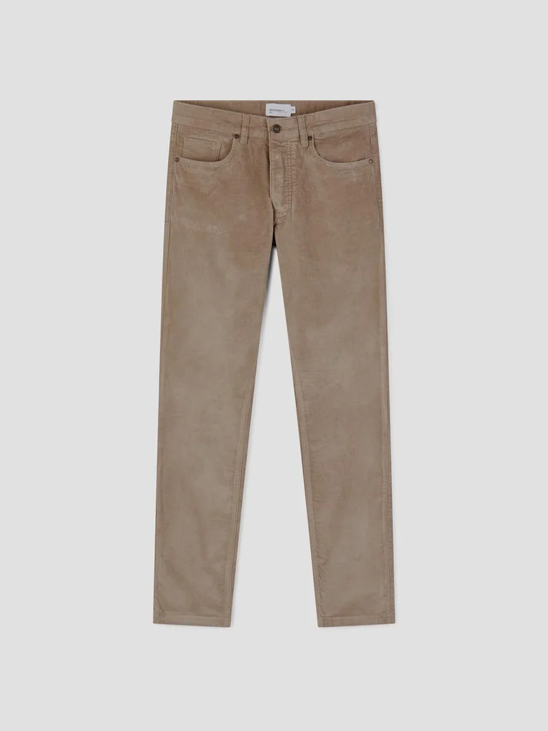 Jean couleur slim en velours