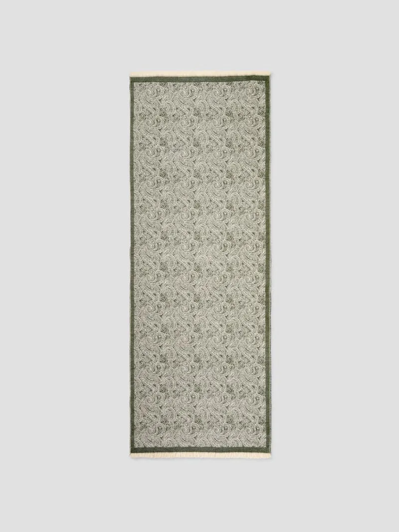 Echarpe plaid à motif cachemire