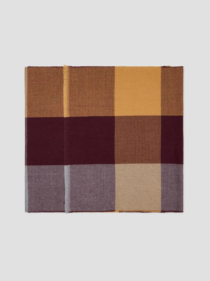 Echarpe plaid à carreaux