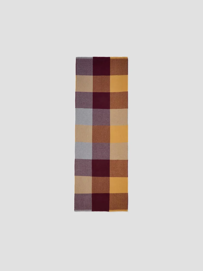 Echarpe plaid à carreaux