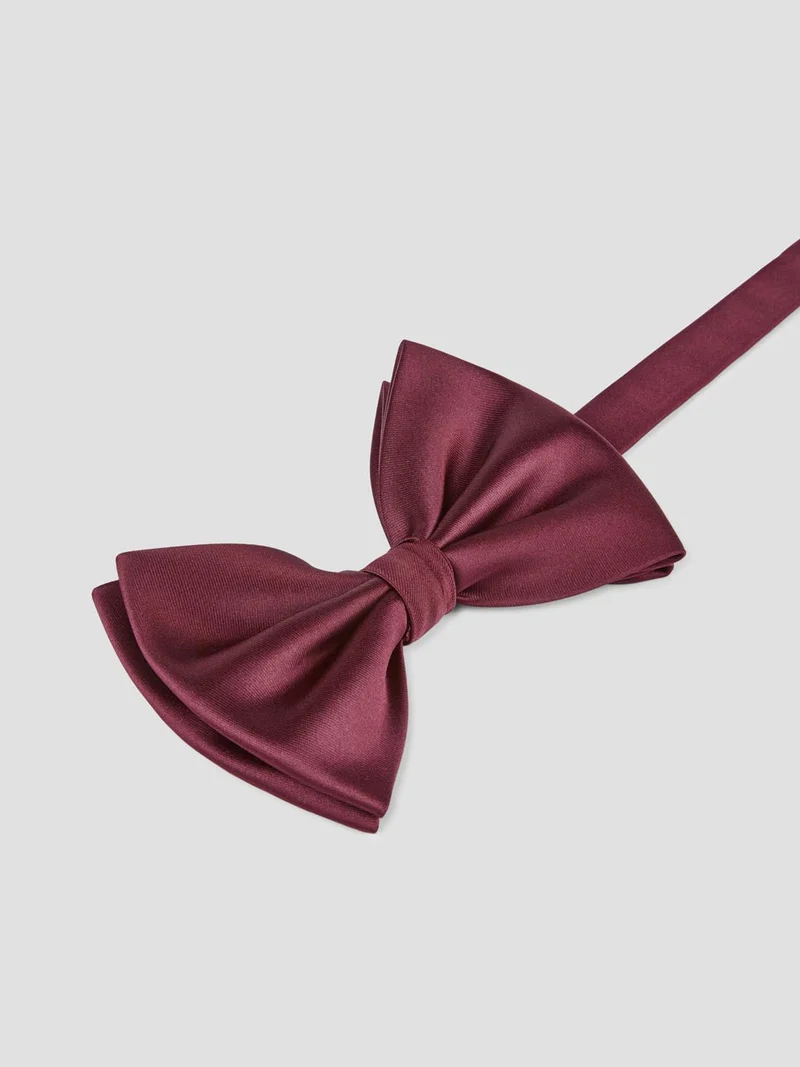 Nœud papillon large en satin