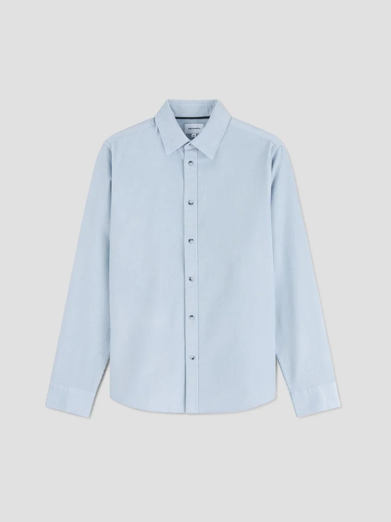 Chemise slim en velours