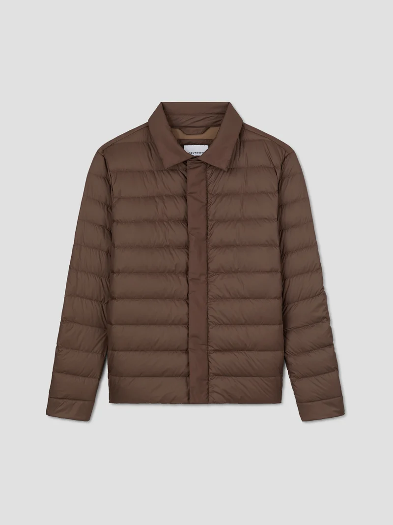 Doudoune matelassé col chemise