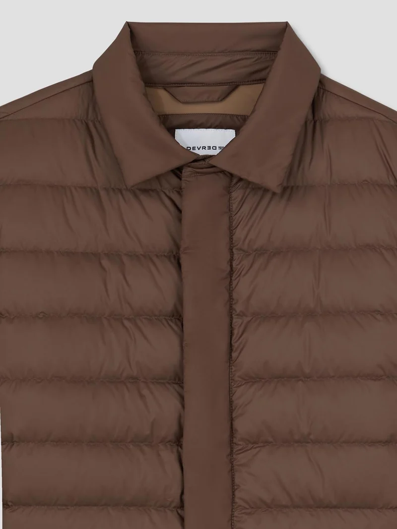 Doudoune matelassé col chemise