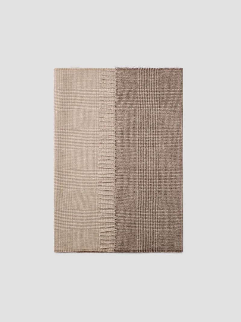 Echarpe plaid à carreaux