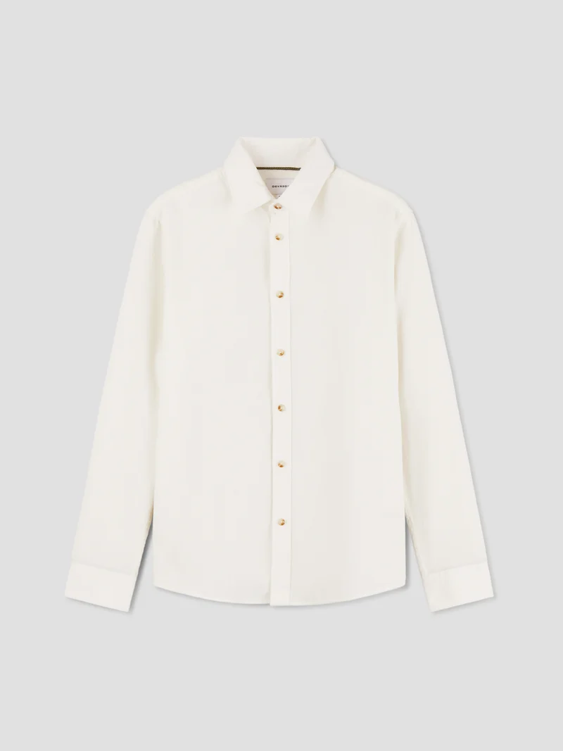 Chemise slim en velours