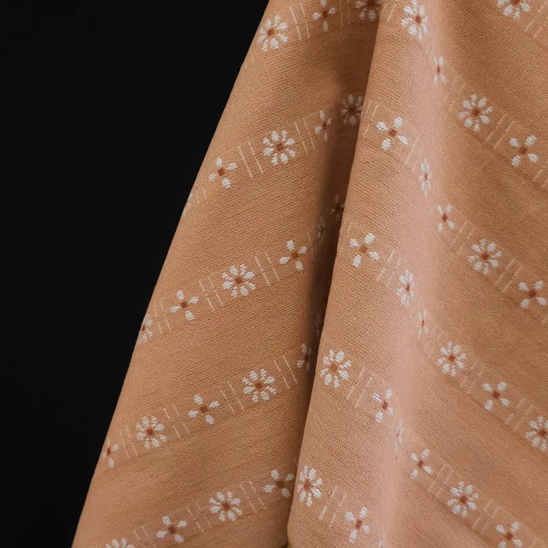 Tissé Teint | 100 % Coton | Forest Forage Daisies | Fableism