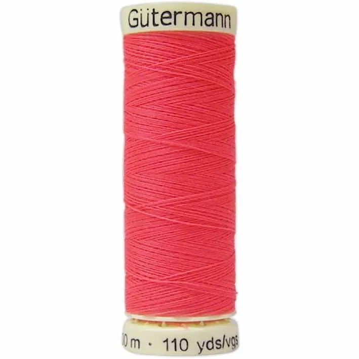 Gütermann | Néon MCT Fil Tout Coudre | 100m | #3837 | Rose Vif