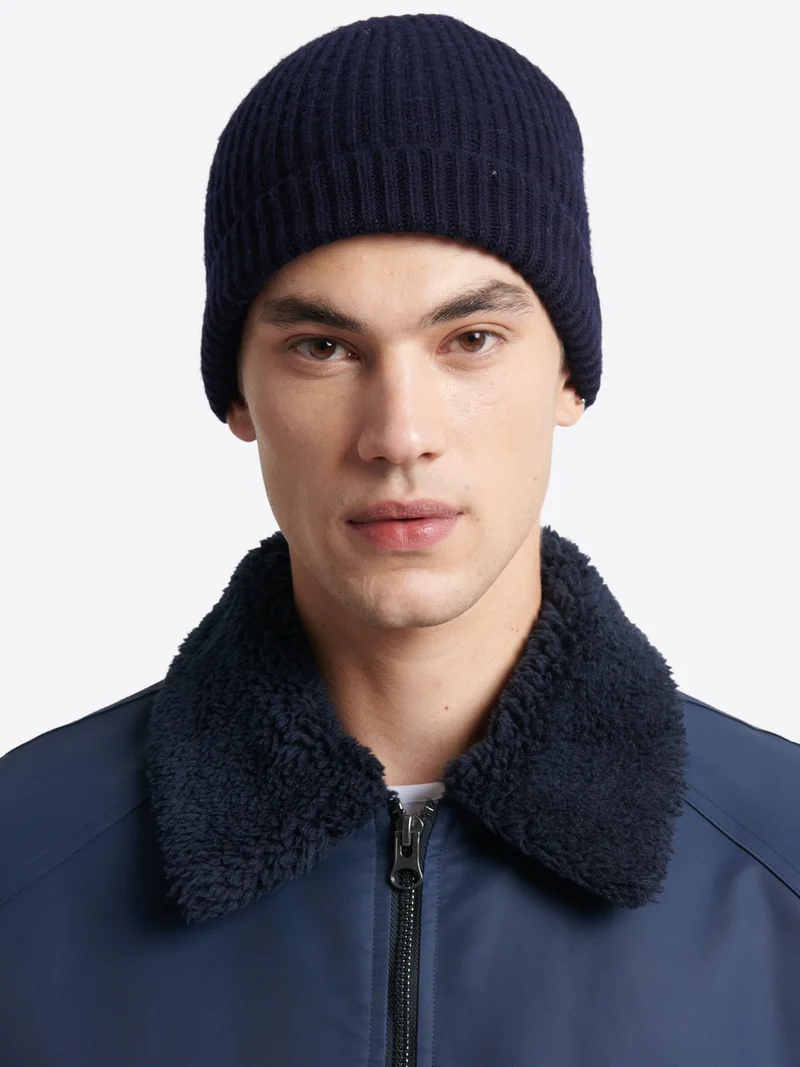 Bonnet uni en viscose mélangée
