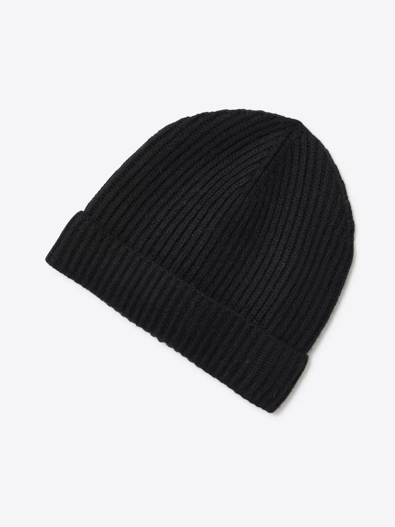 Bonnet uni en viscose mélangée