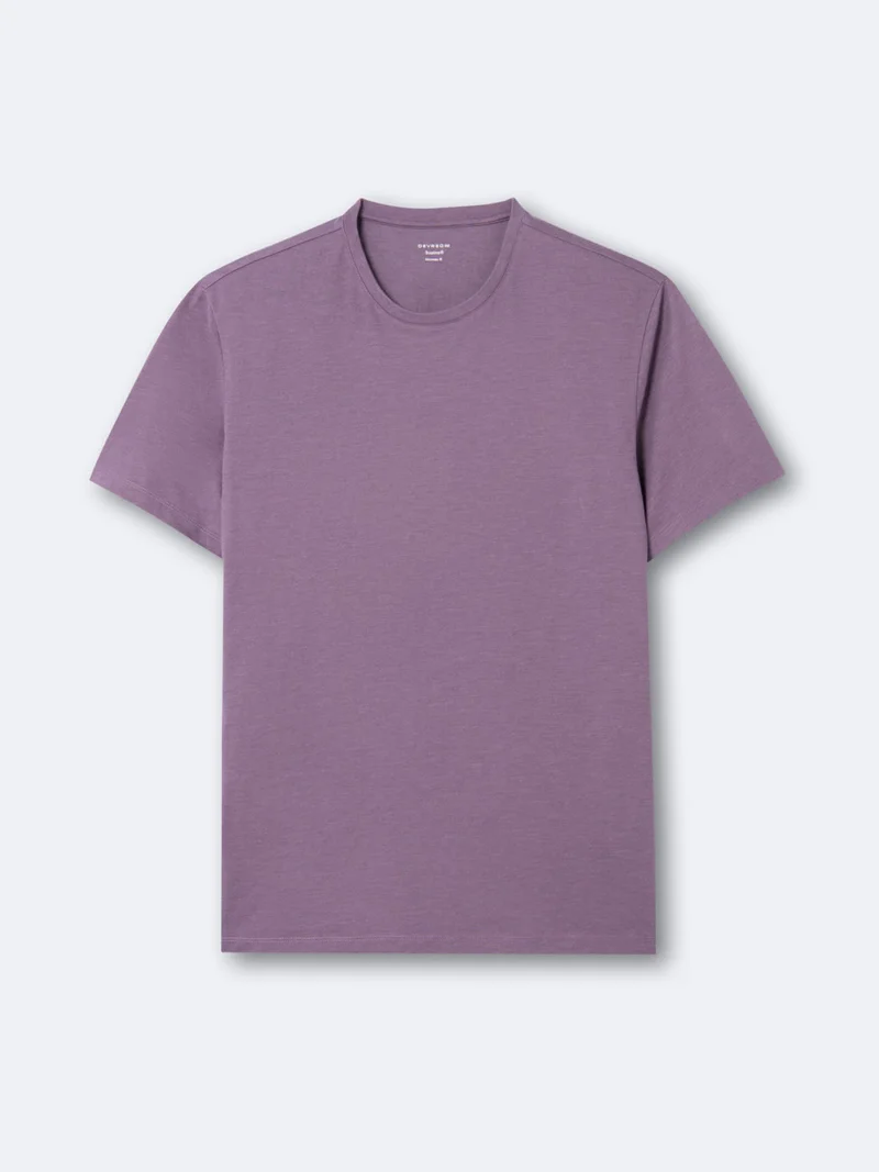 T-shirt col rond mélange coton Supima®