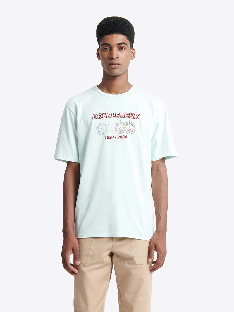 T-shirt col rond - capsule Double Jeux