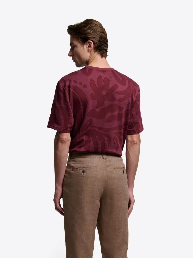 T-shirt col rond en coton