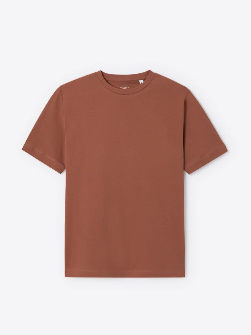 T-shirt col rond regular en coton